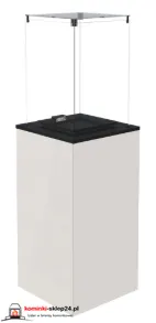 Ogrzewacz gazowy PATIO MINI M panel biały, moc: 4,9-8,2 kW