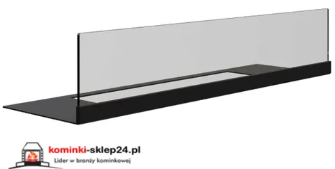 Przeszklenie biokominka DELTA 2