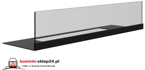 Przeszklenie biokominka BRAVO