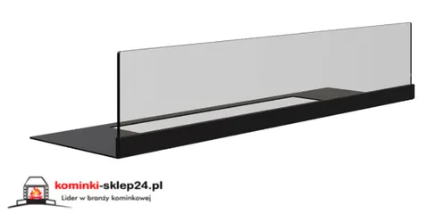 Przeszklenie biokominka CHARLIE