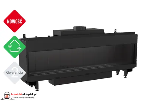 wkład kominkowy LEO 200 na gaz techniczny LPG 8,5-17 kW + montaż