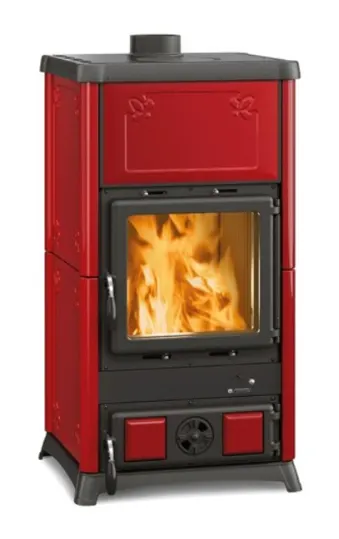 La Nordica FEDORA.16 piec wolnostojący koza 8,3 kW bordowy - Bordeaux