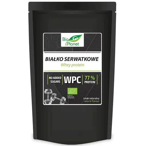 Białko Serwatkowe Naturalne (WPC 77) BIO 150g Bio Planet