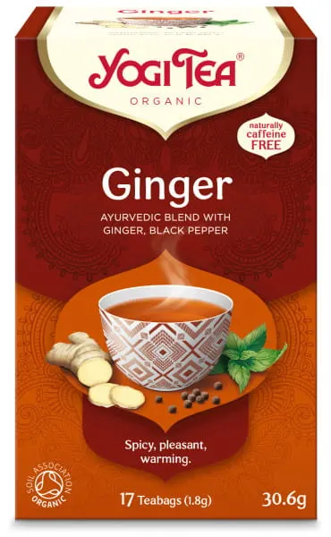 Herbatka Imbirowa (Ginger) BIO (17 x 1,8g) 30,6g Yogi Tea