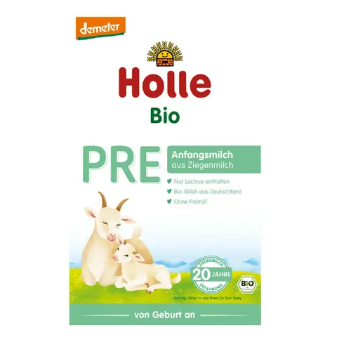 Mleko Kozie Pre Początkowe dla Niemowląt Demeter BIO 400g Holle
