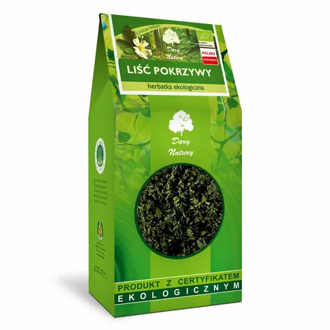 Herbatka Liść Pokrzywy BIO 80g Dary Natury