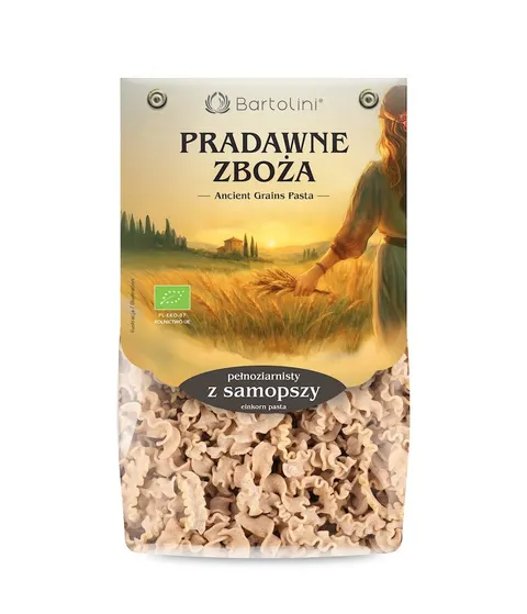 Makaron (z Samopszy Razowy) Fala BIO 250g Bartolini (Pradawne Zboża)