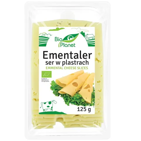 Ser Ementaler Plastry BIO 125g Bio Planet