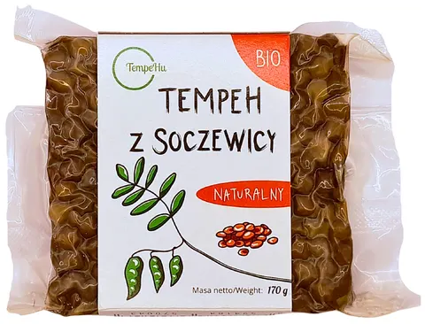 Tempeh z Soczewicy BIO 170g Tempehu