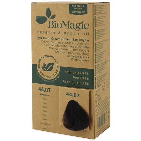Farba do Włosów Mokka (44.07) 250g BioMagic