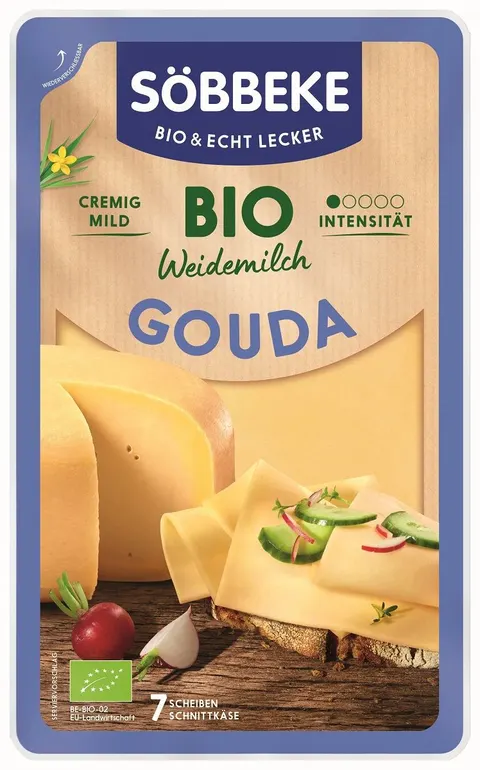 Ser Gouda Plastry BIO 125 g Sobbeke