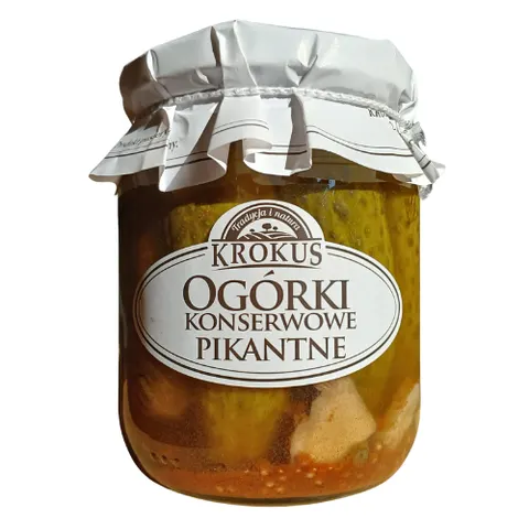 Ogórki Konserwowe Pikantne 500 g Krokus