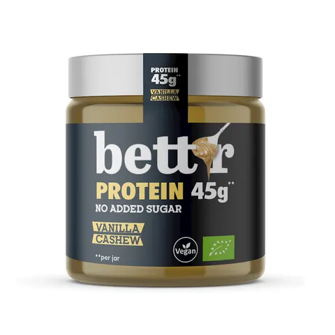 Krem Proteinowy z Orzechów Nerkowca z Wanilią Bez Dodatku Cukrów BIO 250g Bett'r