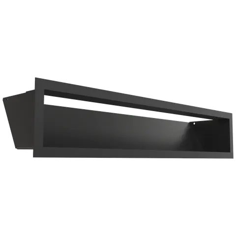 Kratka wentylacyjna kominkowa LUFT 12x60 czarna