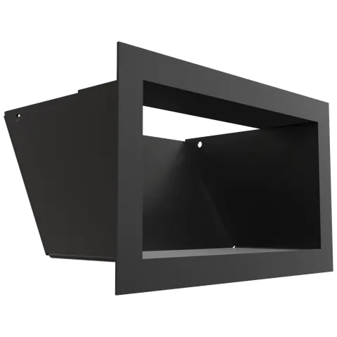 Kratka wentylacyjna kominkowa LUFT 12x20 czarna