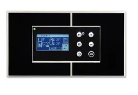 Sterownik DUO INTEGRA RT-08 G BLACK do wkładów z wymiennikiem wodnym