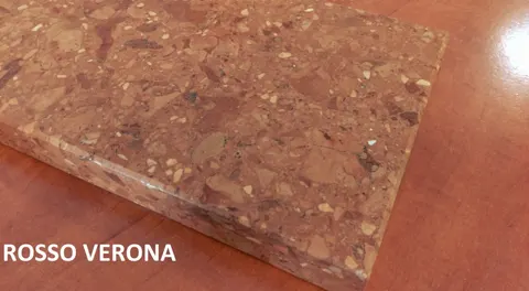 parapet wewnętrzny Konglomerat ROSSO VERONA 3 cm