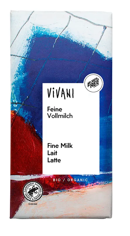 Czekolada Mleczna BIO 80g Vivani