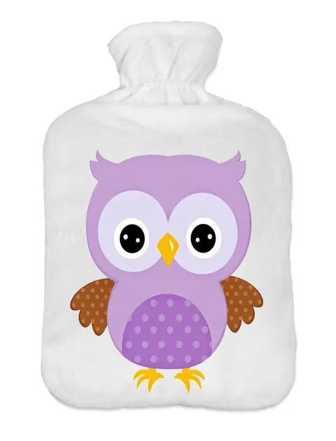 Termofor ze sweterkiem 2 litrowy Purple Owl