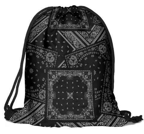 Worek Workoplecak Miejski Bandana Black