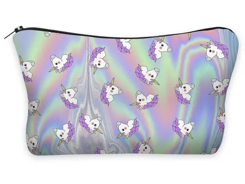 Kosmetyczka damska Holo Unicorn