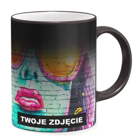 Kubek magic czarny