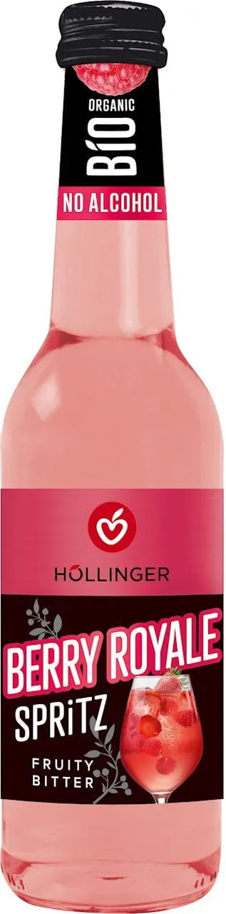 Drink Musujący Bezalkoholowy Berry Royale BIO 330ml Hollinger