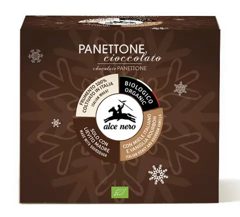 BABKA PANETTONE CIOCCOLATO BIO 750 g - ALCE NERO (PRODUKT SEZONOWY)