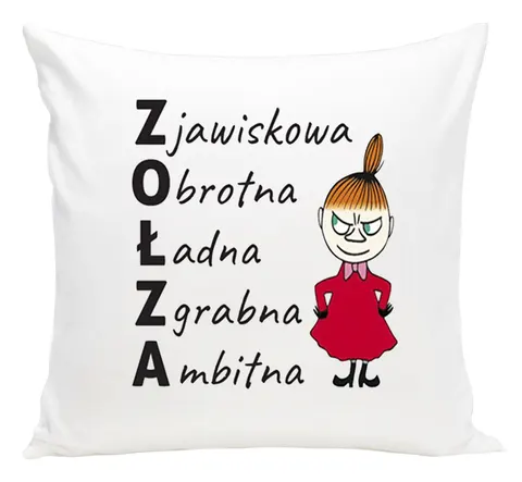 Poduszka okazjonalna 40x40 Zołza