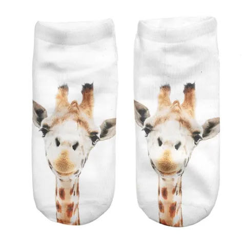 Śmieszne skarpetki damskie Stopki Giraffe
