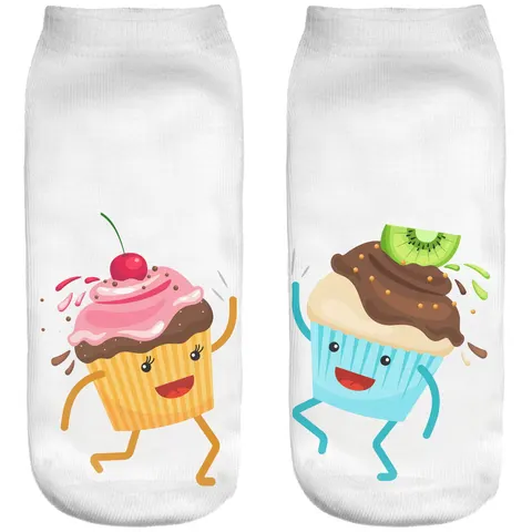 Śmieszne skarpetki damskie Stopki Muffin