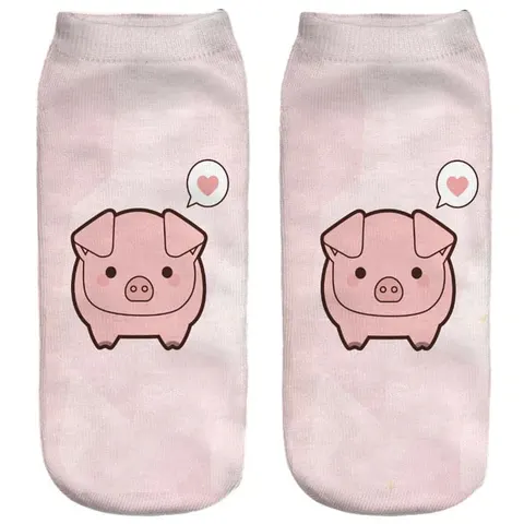 Śmieszne skarpetki damskie Stopki Pig