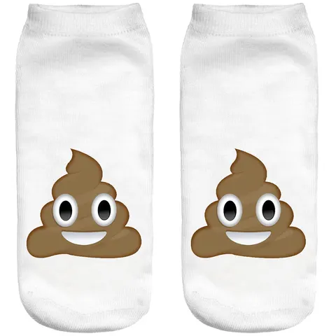 Śmieszne skarpetki damskie Stopki Poop