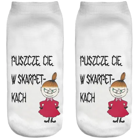 Śmieszne skarpetki damskie Stopki Puszczę cię