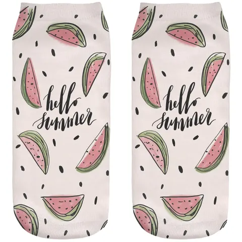 Śmieszne skarpetki damskie Stopki Hello summer