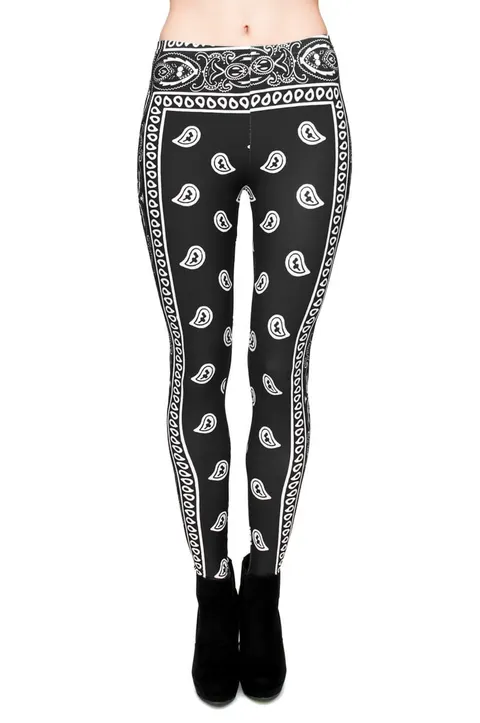 Legginsy Bandana Black