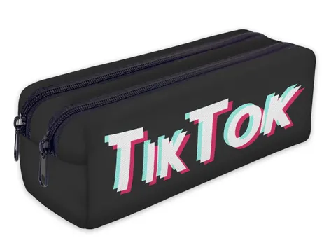Piórnik szkolny podwójny tuba Tik Tok