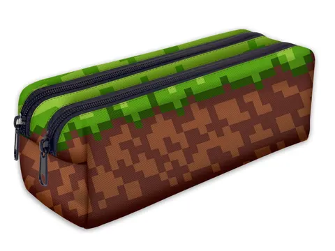 Piórnik szkolny podwójny tuba Minecraft