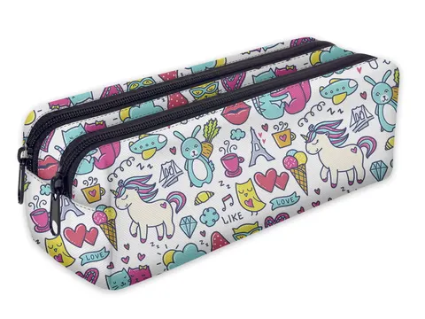 Piórnik szkolny podwójny tuba Unicorn Rabbit