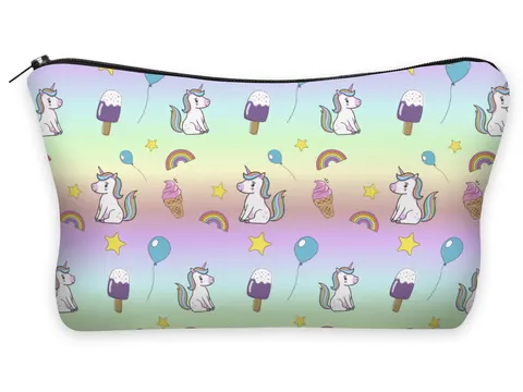 Kosmetyczka damska Unicorn ice