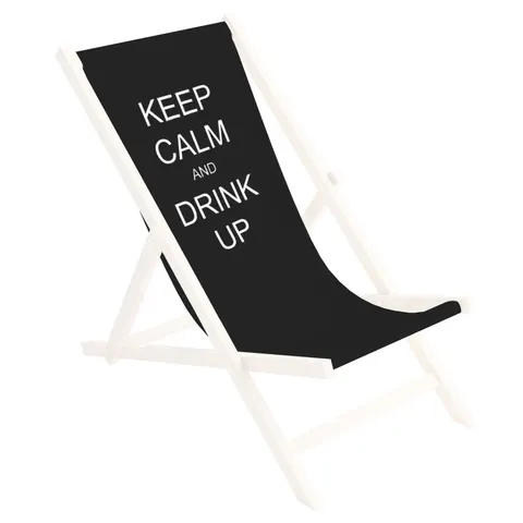 Siedzisko na leżak Keep calm 131x44 cm