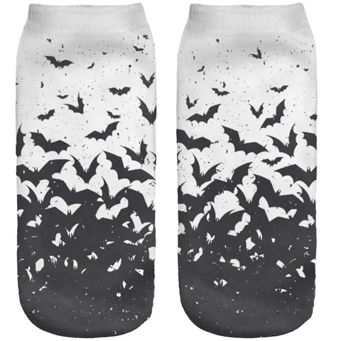Stopki Halloween Czarne nietoperze