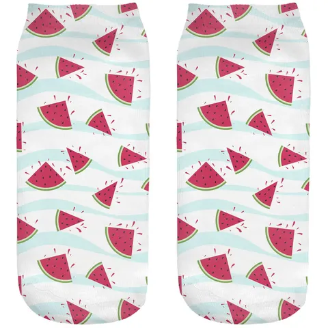 Śmieszne skarpetki damskie Stopki Watermelon 2