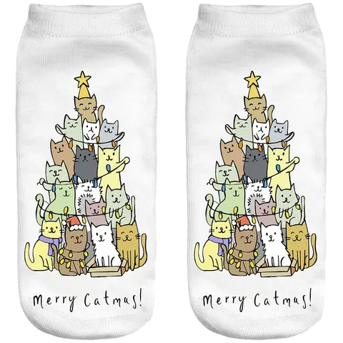 Stopki świąteczne Merry Catmas