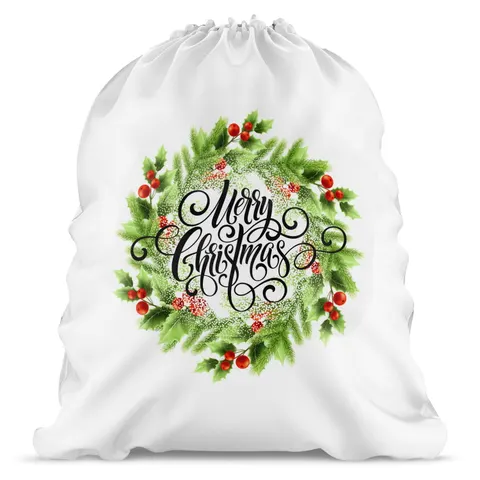 Worek na prezenty mały Wreath
