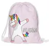 Worek z imieniem do przedszkola szkoły Unicornss