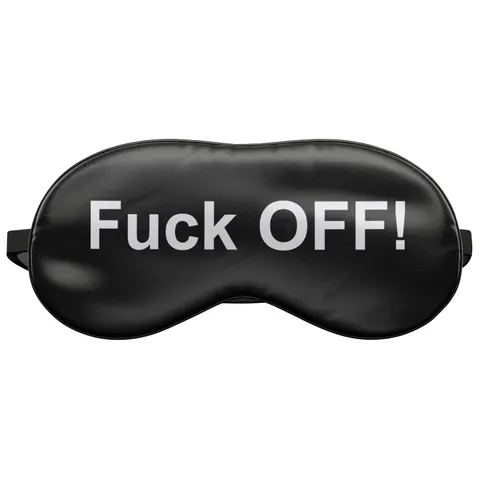Opaska na oczy do spania Fuck Off