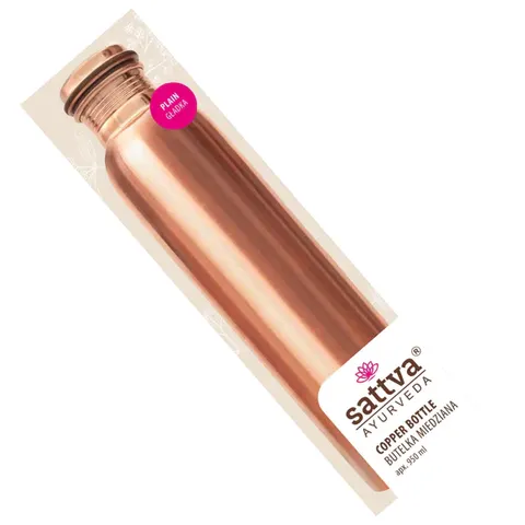 Butelka Miedziana Plain 950 ml Sattva (Ayurveda)
