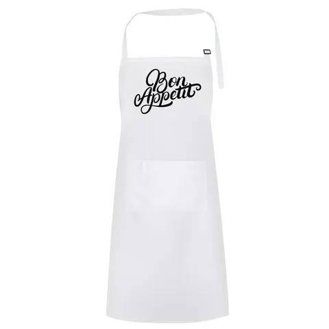 Fartuch gastronomiczny Bon apetit biały