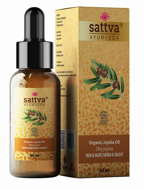 Olej do Ciała i Włosów Jojoba ECO 50 ml Sattva (Ayurveda)